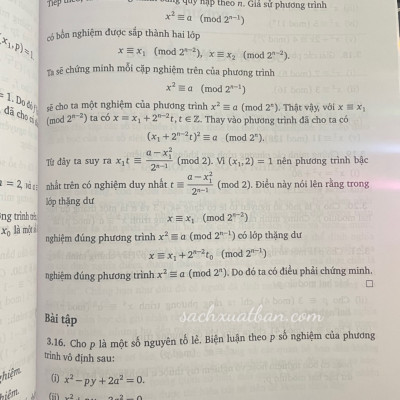 Sách Cơ sở Lí thuyết số và Đa thức