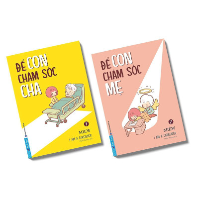 Sách - Để Con Chăm Sóc Cha + Để Con Chăm Sóc Mẹ - First News