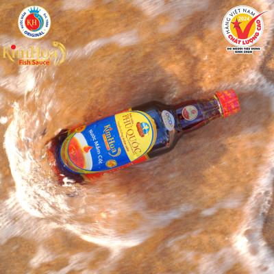 Nước mắm cốt Kim Hoa Phú Quốc 40 đạm chai 520ml