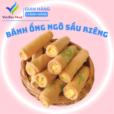 Bánh Ống Ngò Nhân Kem Sầu Riêng Viettin Mart 450Gr