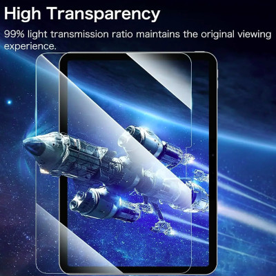 Miếng dán màn hình kính cường lực cho iPad Pro 13 inch M4 2024/ iPad Pro 11 inch M4 2024 (mỏng 0.2 mm, vát cạnh 2.5D, chống trầy, chống va đập - Hàng chính hãng