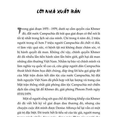 Thoát khỏi địa ngục Khmer Đỏ - bản in 2025
