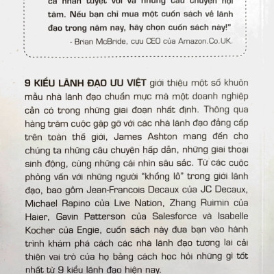 9 Kiểu Lãnh Đạo Ưu Việt