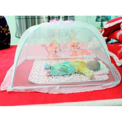 Đồ dùng phòng ngủ - Màn  mùng chụp rút dây , mùng chụp chống muỗi cho trẻ gấp gọn