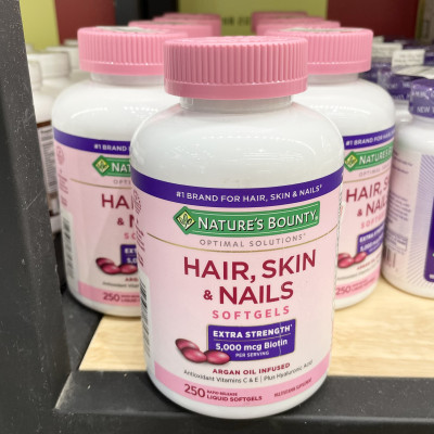 Viên uống Nature’s Bounty Hair, Skin & Nails – Đẹp Da Chắc Tóc Hộp 250 viên