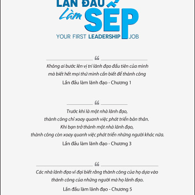 Lần Đầu Làm Sếp - Your First Leadership Job