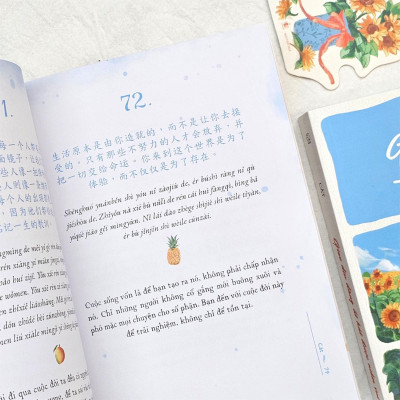 Gieo Dịu Dàng Ắt Hái Được Niềm Vui - 200 Trích Dẫn Song Ngữ Trung - Việt Có Phiên Âm - Bản Quyền