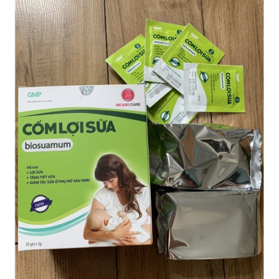 Cốm lợi sữa Biosuamum  loại10 gói x 3 g giúp  Sữa về tràn trề 