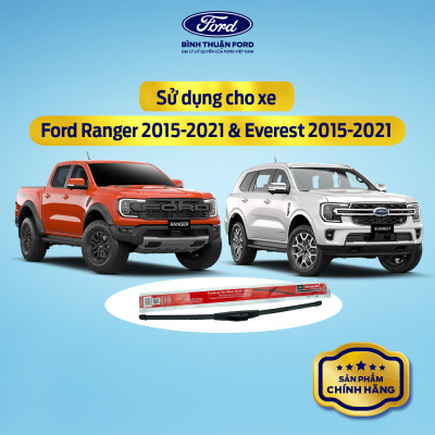 [COMBO GIÁ HỜI] Combo Khung Lá Gạt Nước, Gạt Mưa (Trái + phải) Ford Ranger 15-21, Everest 15-21