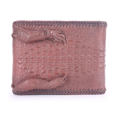 HP2270-71-72-73 - Ví nam Huy Hoàng da cá sấu nguyên con vip màu đen, nâu đỏ, vàng, nâu đất