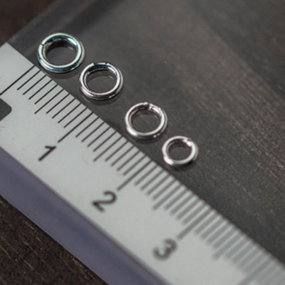 Combo 15 cái charm bạc khoen tròn kín - Ngọc Quý Gemstones