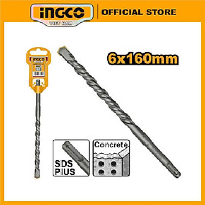 Mũi khoan bê tông đuôi gài 6x160mm DBH1210602 INGCO