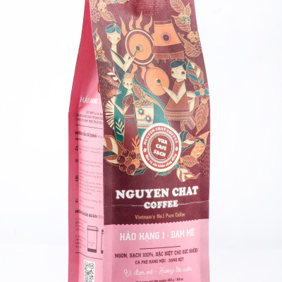 Cà Phê Xay Nguyên Chất HẢO HẠNG 1 Premium Coffee No. 1 Phong Cách Ý Hương Thơm Nồng, Vị Đắng Đậm Đà, Hậu Vị Ngọt 250g