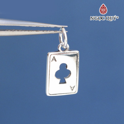 Charm treo hình lá bài tây - Ngọc Quý Gemstones