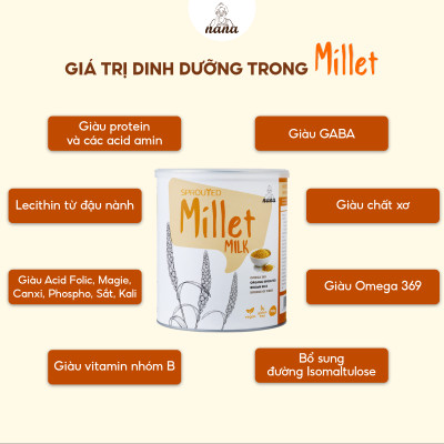 Combo 2 Hộp Sữa Hạt Gạo Lứt Hữu Cơ Millet & 24Grains Hộp 700g Cho Trẻ Từ 3 Tuổi & Người Lớn Bổ Sung Dinh Dưỡng Vegan - 24Grains