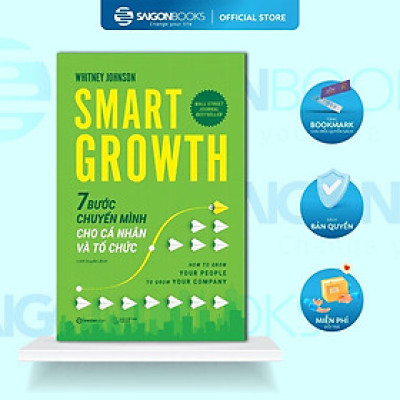 Sách - Smart Growth – 7 Bước Chuyển Mình Cho Cá Nhân Và Tổ Chức - Saigon Books