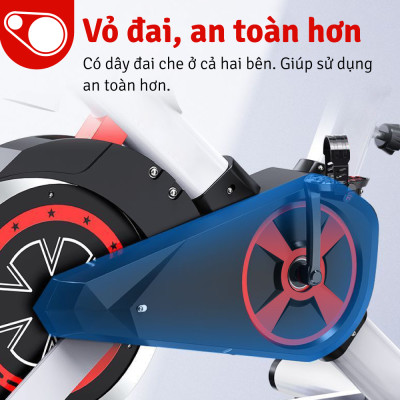 BG- BLUETOOTH-Xe đạp tập thể thao đa năng trong nhà SPINING BIKE ELITE 02 - 4800258 mới (hàng nhập khẩu)