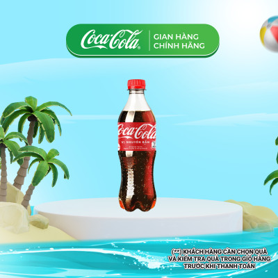 Lốc 24 Chai Nước Ngọt Giải Khát Có Ga Coca-Cola 390ml/Chaib Coca-Cola Chính Hãng_TK