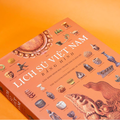 Combo 2c: Lịch sử Việt Nam bằng hình và Việt Nam sử lược (Bìa cứng có áo khoác)
