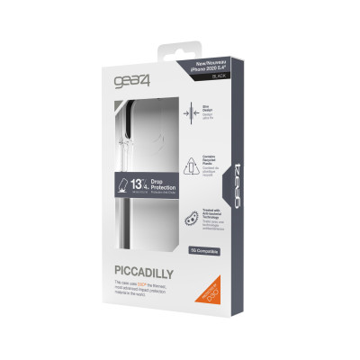 Ốp lưng Gear4 Piccadilly iPhone - Công nghệ chống sốc độc quyền D3O, kháng khuẩn, tương thích tốt với sóng 5G - Hàng chính hãng