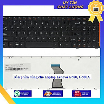 Bàn phím dùng cho Laptop Lenovo G580 G580A - Hàng Nhập Khẩu New Seal