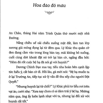 Trường An Ly Ca - Tập 1: Máu Đỏ Hoa Đào