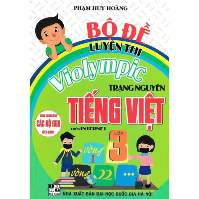 Sách - Combo hướng dẫn giải violympic toán 3 + tiếng anh 3 + Bộ đề luyện thi violympic tiếng việt 3 (bộ 3 cuốn)
