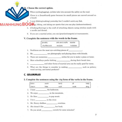 Sách-Bài Tập Tiếng Anh 8 (Không Đáp Án) Dùng Kèm SGK Tiếng Anh 8 (Bám Sát SGK Cánh Diều I-Learn Smart World)