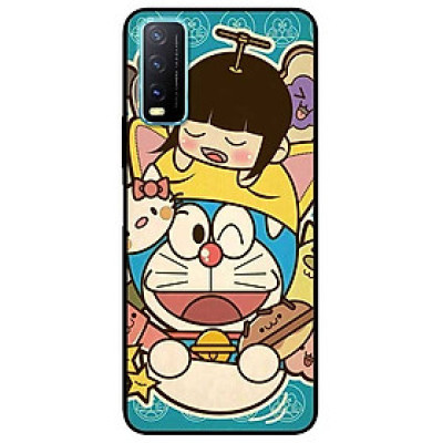 Ốp lưng dành cho Vivo Y20 - Y20s - Y12s mẫu Mèo Máy Nháy Mắt