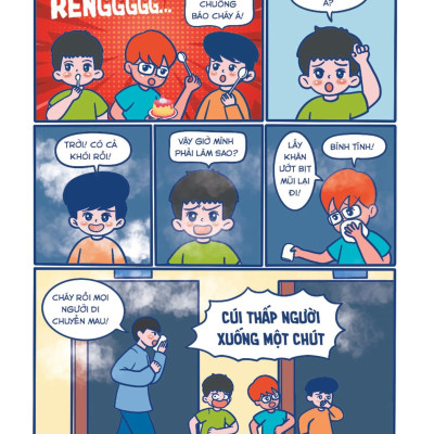 Sách - SOS Cho Trẻ Em - Truyện Tranh Kỹ Năng An Toàn Thoát Hiểm Tức Thì - Nhận Diện Rủi Ro Và Thoát Hiểm An Toàn