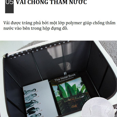 COMBO 2 TÚI ĐỰNG QUẦN ÁO KHUNG THÉP 56L-LIVING BOX 56L