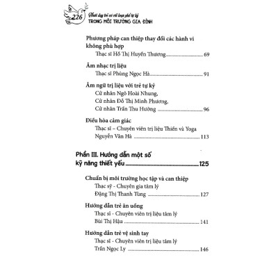  Nuôi Dạy Trẻ Có Rối Loạn Phổ Tự Kỷ Trong Môi Trường Gia Đình ( BC)