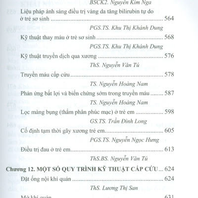 Thực Hành Cấp Cứu Nhi Khoa (Tái bản lần thứ hai, có sửa chữa và bổ sung) - GS.TS. Nguyễn Công Khanh, GS.TSKH, Lê Nam Trà đồng chủ biên