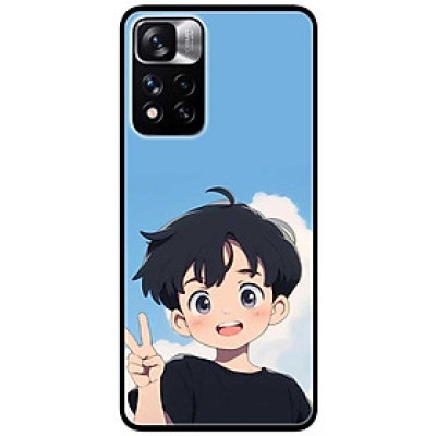 Ốp lưng Redmi Note 11 - 11s 4G - 11 5G - 11 Pro Quốc Tế - 11 Pro Xách Tay - Ảnh Đôi Say Hi 1 - Hàng Chính Hãng