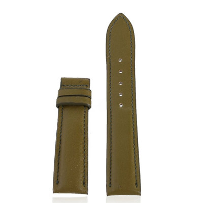 HJ8123-24-25 - Dây đồng hồ Huy Hoàng da bò size 16, 18, 20 màu rêu, xám, xanh da