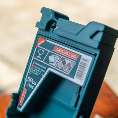 BỘ MŨI KHOAN KIẾNG (KÍNH) 5 CHI TIẾT 4-10MM TOTAL TACSD7256