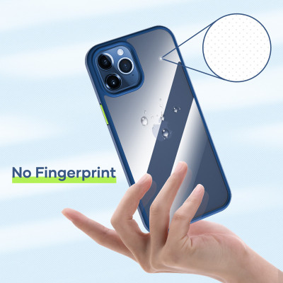 Ốp lưng iPhone 12 6.1 inch trang bị viền silicon chống sốc bảo vệ 720 độ Hiệu Rock Guard Pro (độ đàn hồi cao, chống trầy xước, chống ố vàng, tản nhiệt tốt) - Hàng nhập khẩu