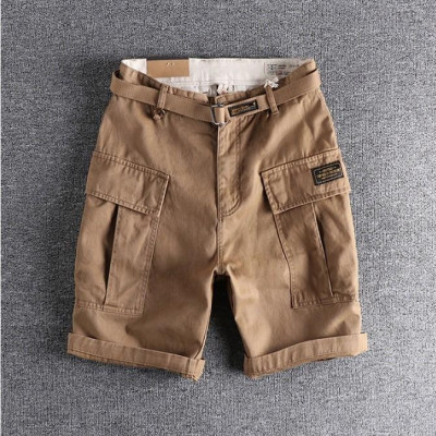 Quần short túi hộp_kèm thắt lưng