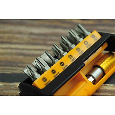 BỘ 15 ĐẦU TUA VÍT 6.35X25MM INGCO AKSD0151 - HÀNG CHÍNH HÃNG