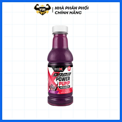 Nước Uống Bổ Sung Năng Lượng Pre-Workout Power Pump BioX Chai 473ml