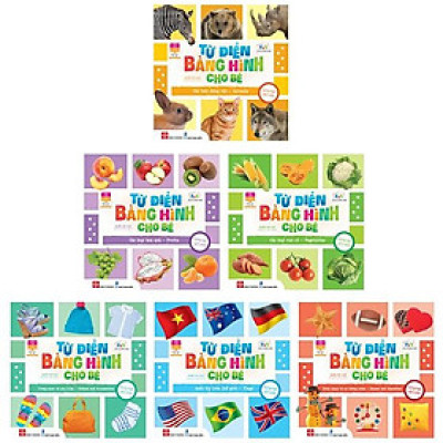 Combo 6 Tập - Từ Điển Bằng Hình Cho Bé