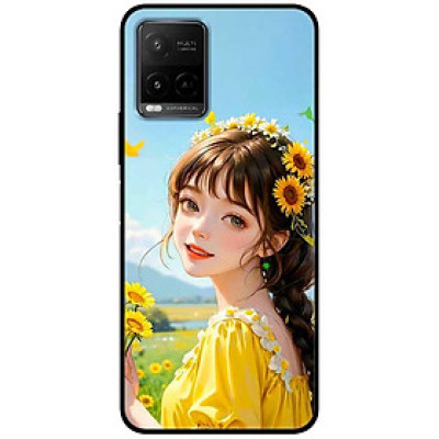 Ốp lưng cho Vivo Y20 - Y12s - Y20s - Y21 - Y21s - Y33s - Y33T - Mỹ Nữ Áo Vàng - Hàng Chính Hãng