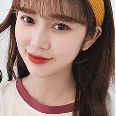 Băng Đô Vải Cài Tóc Thun Màu Đỏ Đô - Mã BD067