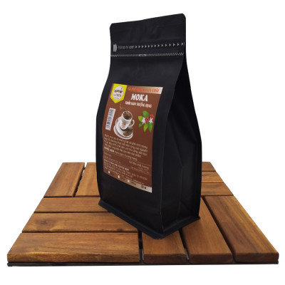 Cà phê MOKA - Trọng Lượng 200g, 500g, 1kg - Rang Mộc Nguyên Chất  - Pha Phin Hoặc Pha Máy - Hương Trái Cây Nồng Nàn, Vị Chua Thanh Thoát, Nước Màu Hổ Phách, Hậu Ngọt - Coffee New
