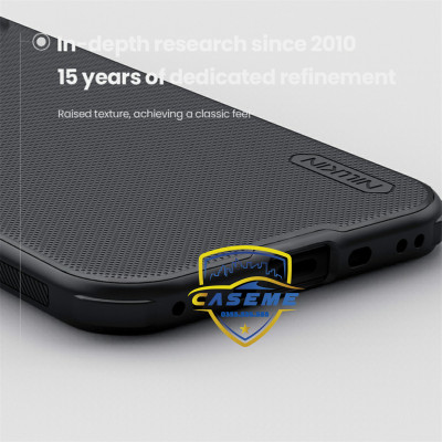 Ốp lưng dành cho iPhone Air Nillkin Super Frosted Shield Pro Matte dạng sần - Hàng chính hãng