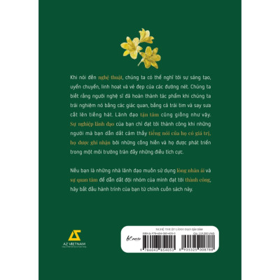 Sách Nghệ Thuật Lãnh Đạo Tận Tâm - Skybooks - BẢN QUYỀN