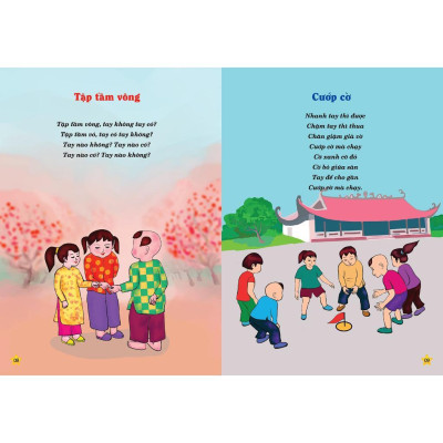 Sách - Đồng Dao Cho Bé - Các Trò Chơi Dân Gian - Minh Thắng