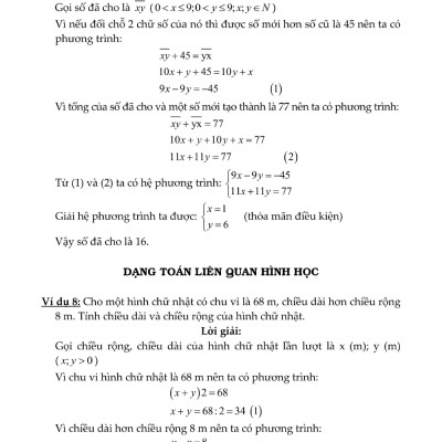 Phương Pháp Giải Các Dạng Toán Thực Tế 9 (Tài Liệu Dùng Chung Cho Các Bộ Sách) - KV