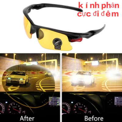 kính mắt phân cực đi đêm đi ngày cả nam và nữ chống chói mắt đen đi ngày vàng đi đêm 