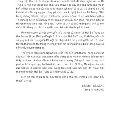 Trống Đồng - Tiểu Thuyết Lịch Sử Về Hai Bà Trưng